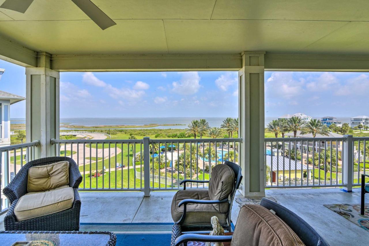 Ferienwohnung Pointe West Family Retreat Balcony And Ocean Views! Galveston Exterior foto